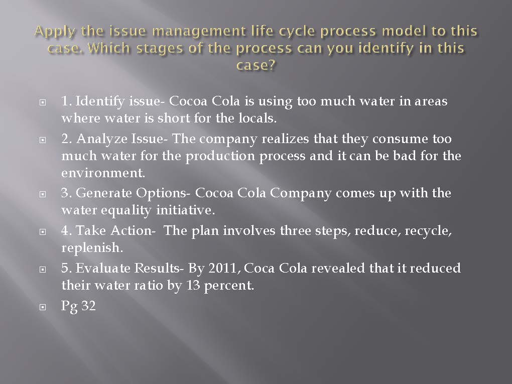 coca cola water neutrality initiative case study