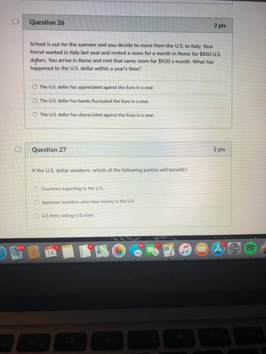 Solved Question 26 2 pts School is out for the summer and | Chegg.com