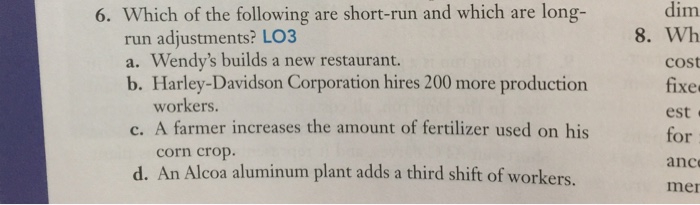 solved-which-of-the-following-are-short-run-and-which-are-chegg