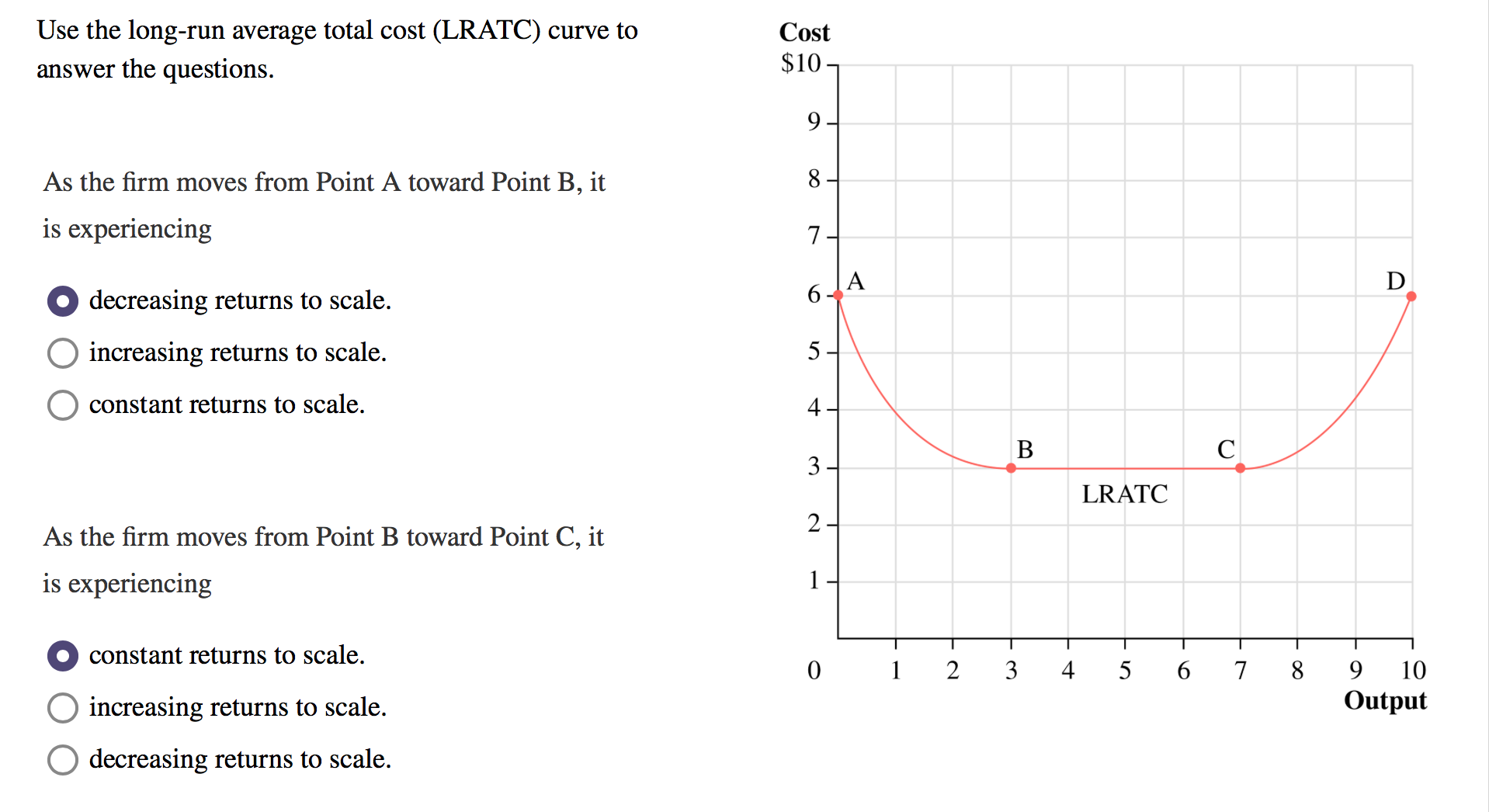 Long Run Total Cost Curve Equation