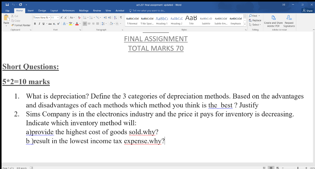 english 201 assignment 2 solution