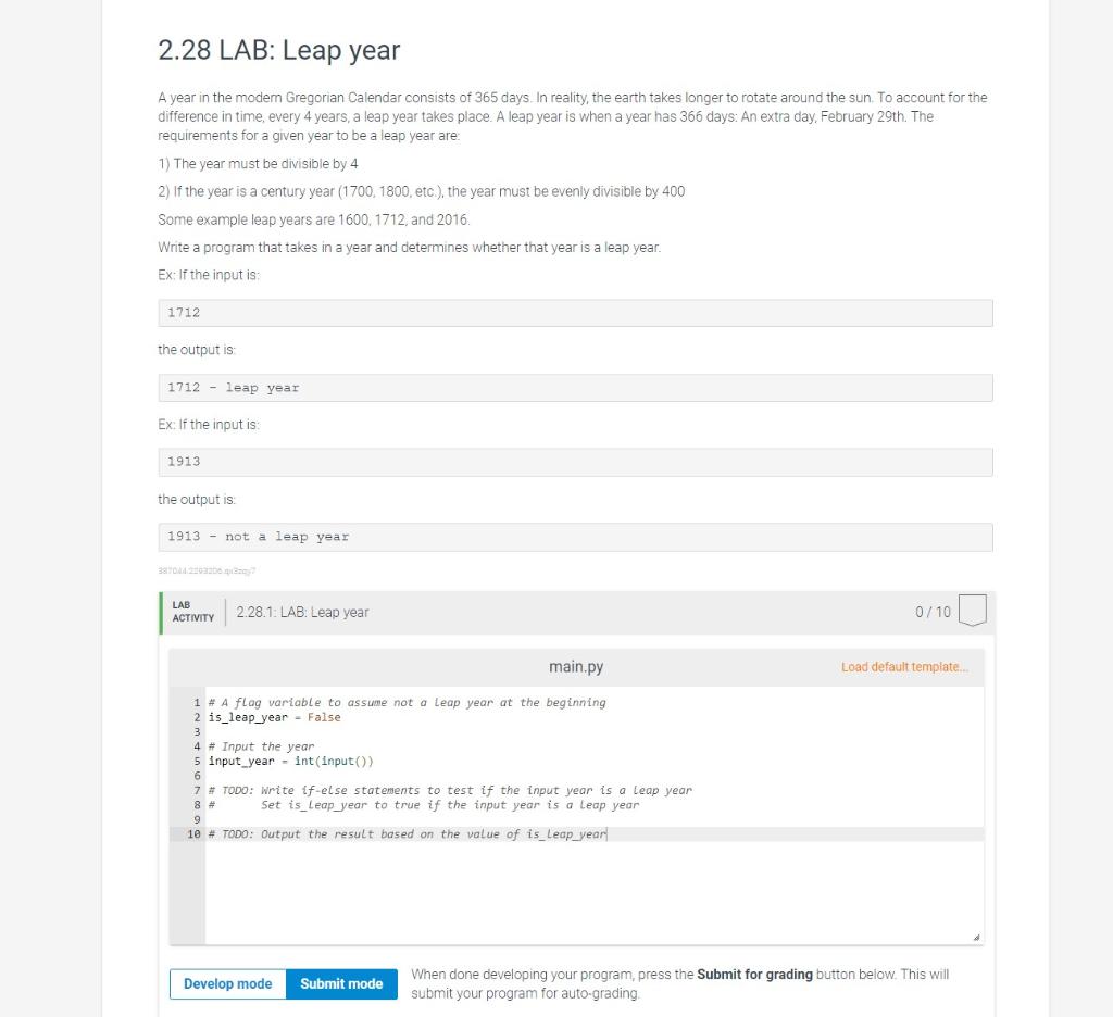 solved-2-28-lab-leap-year-a-year-in-the-modem-gregorian-chegg