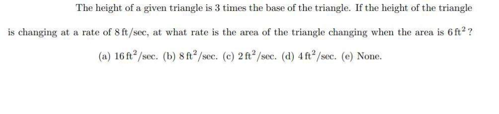 height of triangle if 3 sides are given