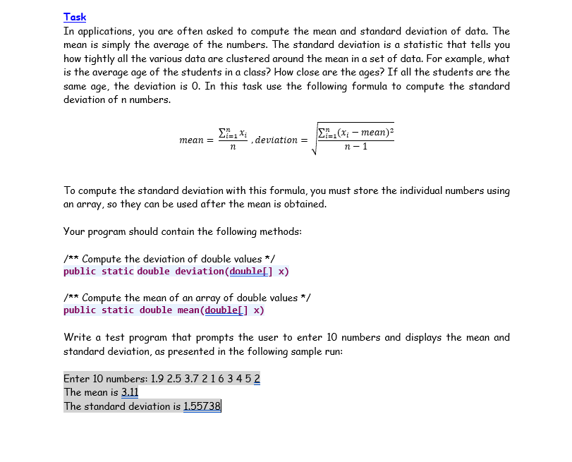 Solved Task In applications, you are often asked to compute | Chegg.com