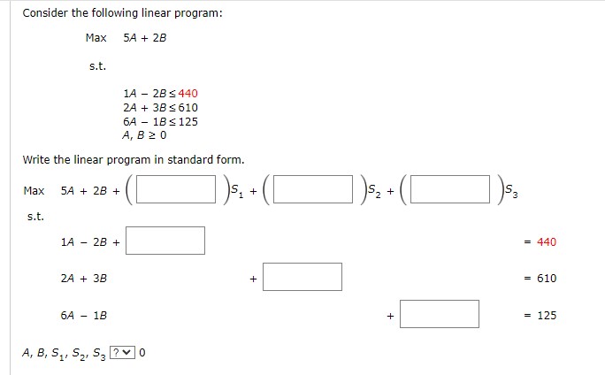 Solved Consider the following linear program: Max s.t. | Chegg.com