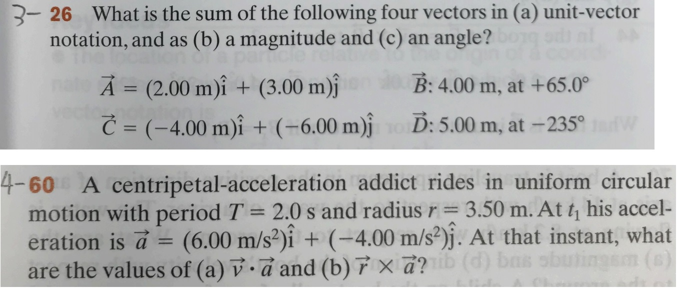 Solved 3 26 What Is The Sum Of The Following Four Vector Chegg Com