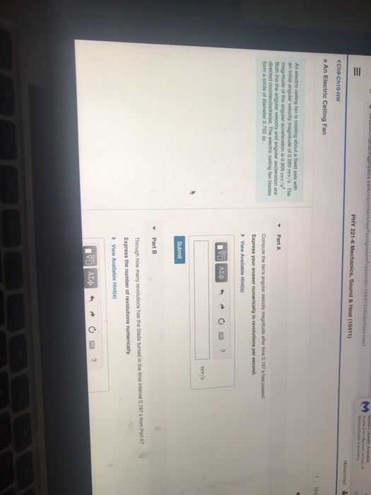 Solved Phy 221 6 Mechanics Sound Heat 10411 Chegg Com