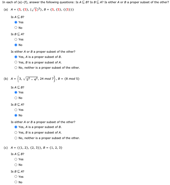 Solved In each of (a)-(6), answer the following questions: | Chegg.com