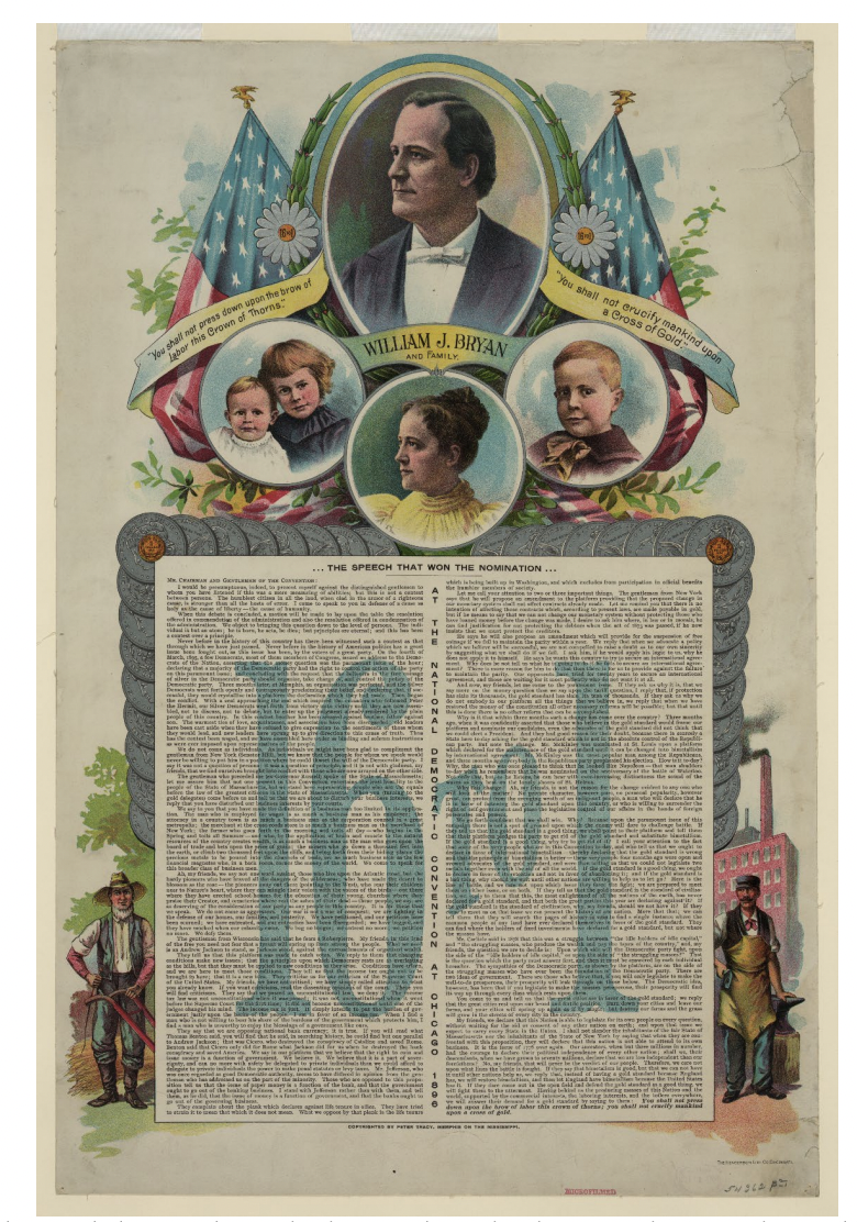 View the two images related to the 1896 presidential