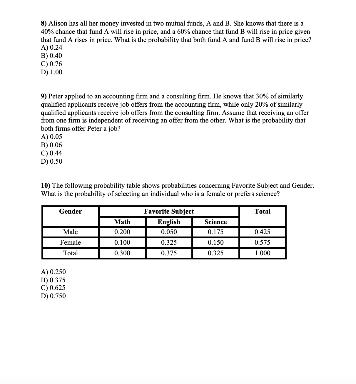 Solved Solve Each Question Showing The Full Steps On How Its 