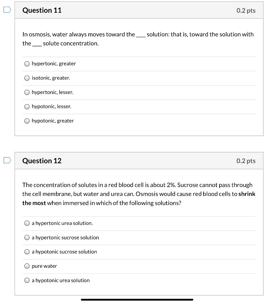 Which of the following are soluble in water or NOT