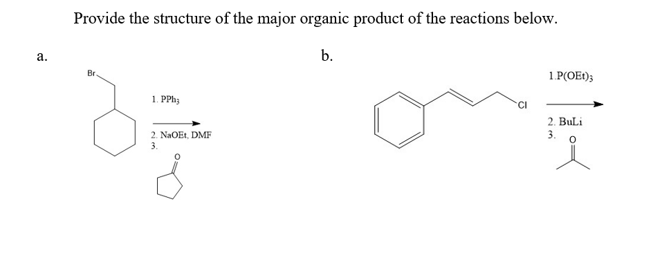 Solved Provide the structure of the major organic product of | Chegg.com