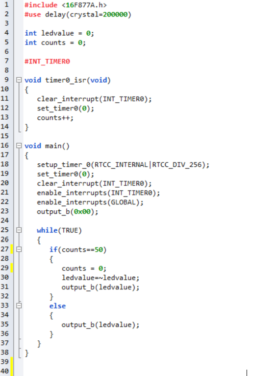 Solved Modify the source code from PART A to get a 1 second | Chegg.com