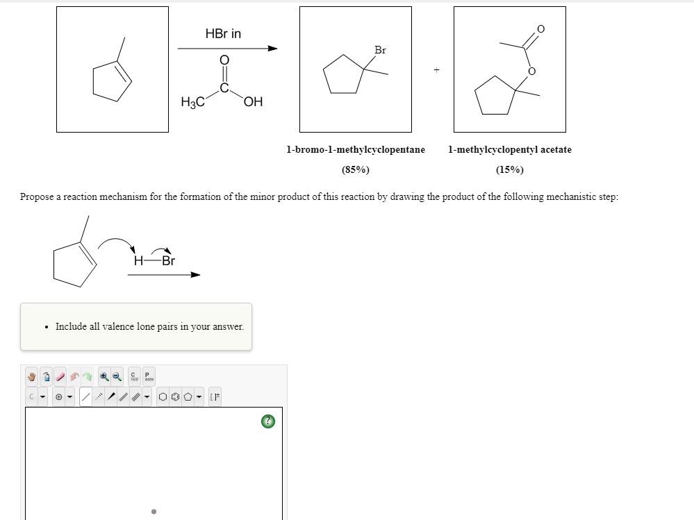 Solved Propose A Reaction Mechanism For The Formation Of The Chegg Com