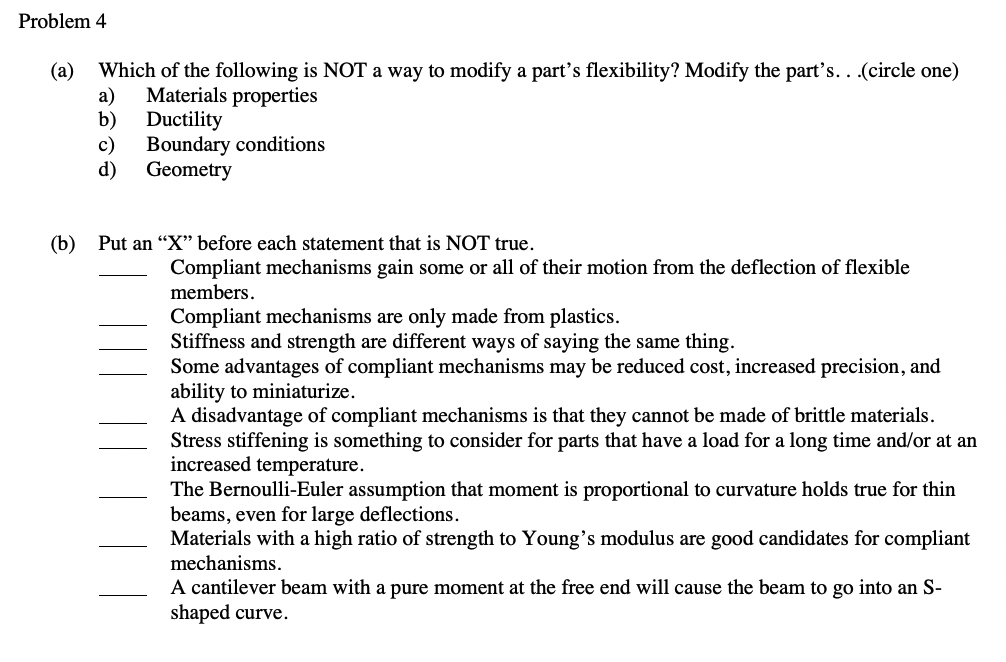 Solved (a) Which of the following is NOT a way to modify a | Chegg.com