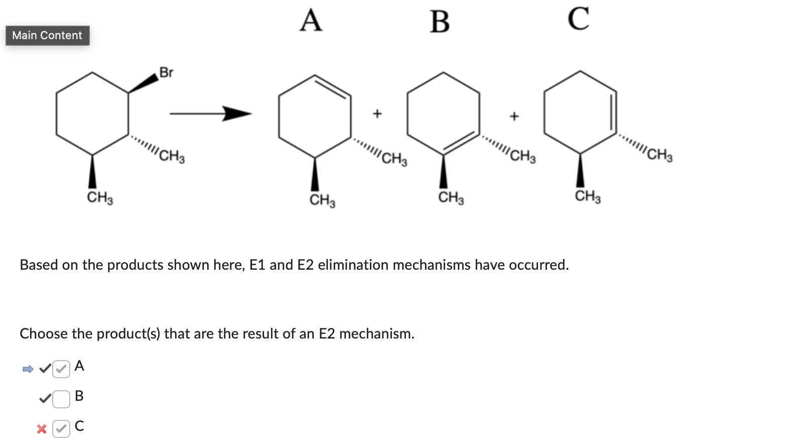 Solved Based on the products shown here, E1 and E2 | Chegg.com