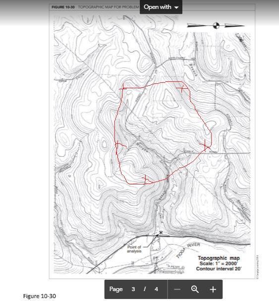 Solved Delineate the hydraulic path and determine the time | Chegg.com