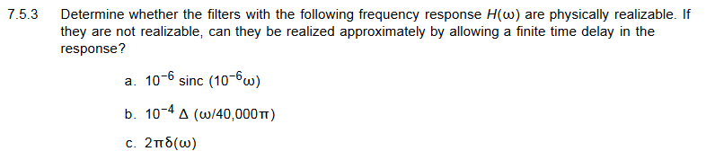 Solved 7 5 3 Determine Whether The Filters With The Chegg Solved 7 5 3 Determine Whether The Filters With The Chegg