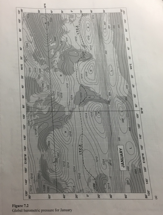 Solved ? SECTION 3 Air Pressure Map Analysis pressure areas