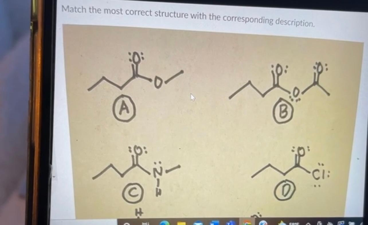 Solved Match the most correct structure with the | Chegg.com