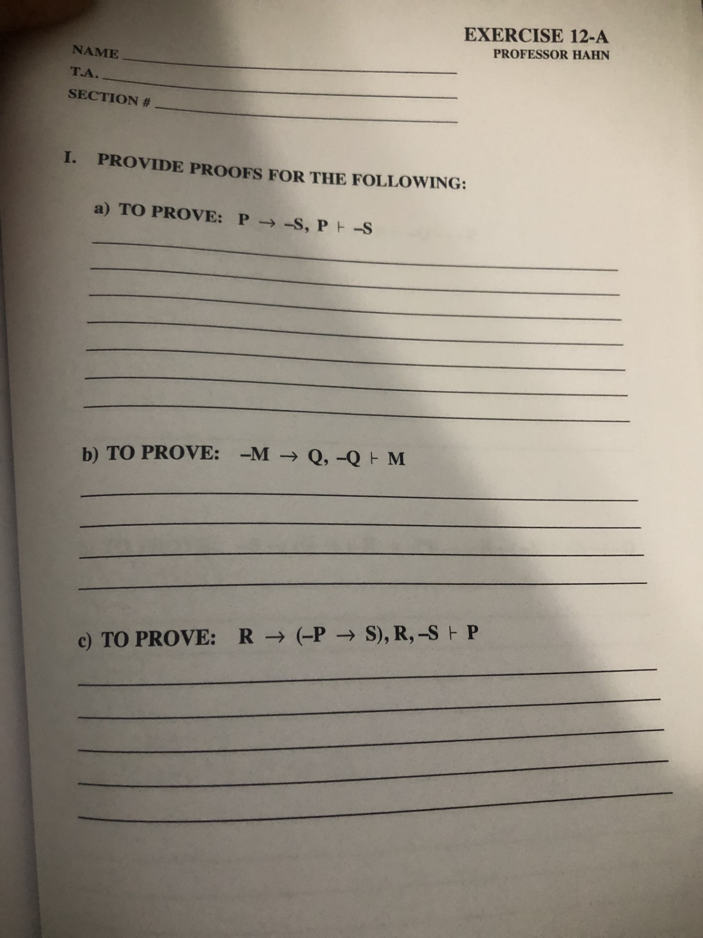 Solved How To Prove Parts A), ﻿b), ﻿and C)PROFESSOR | Chegg.com