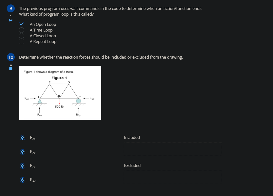 Solved 9 The previous program uses wait commands in the code | Chegg.com