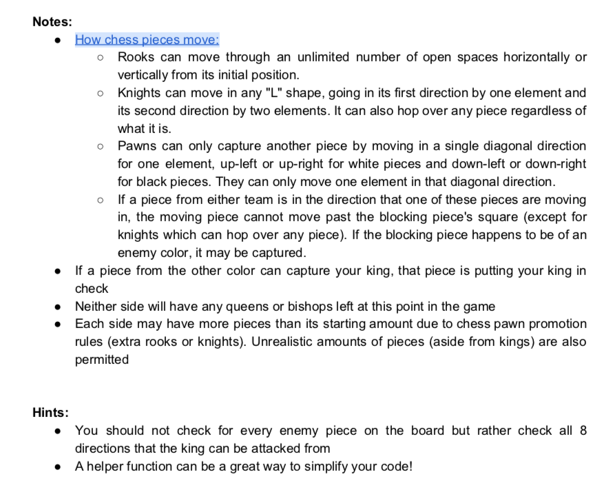 Function Name rulers Puzzle Inputs 1. (char) 8x8