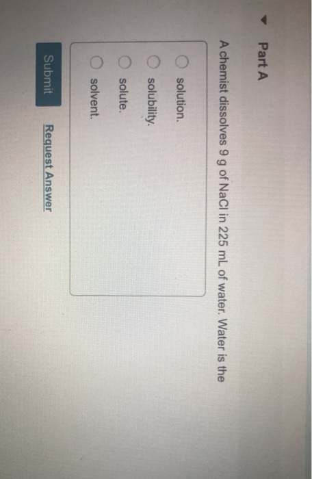 Solved Part A The number of moles of NaOH that are in 250 mL | Chegg.com