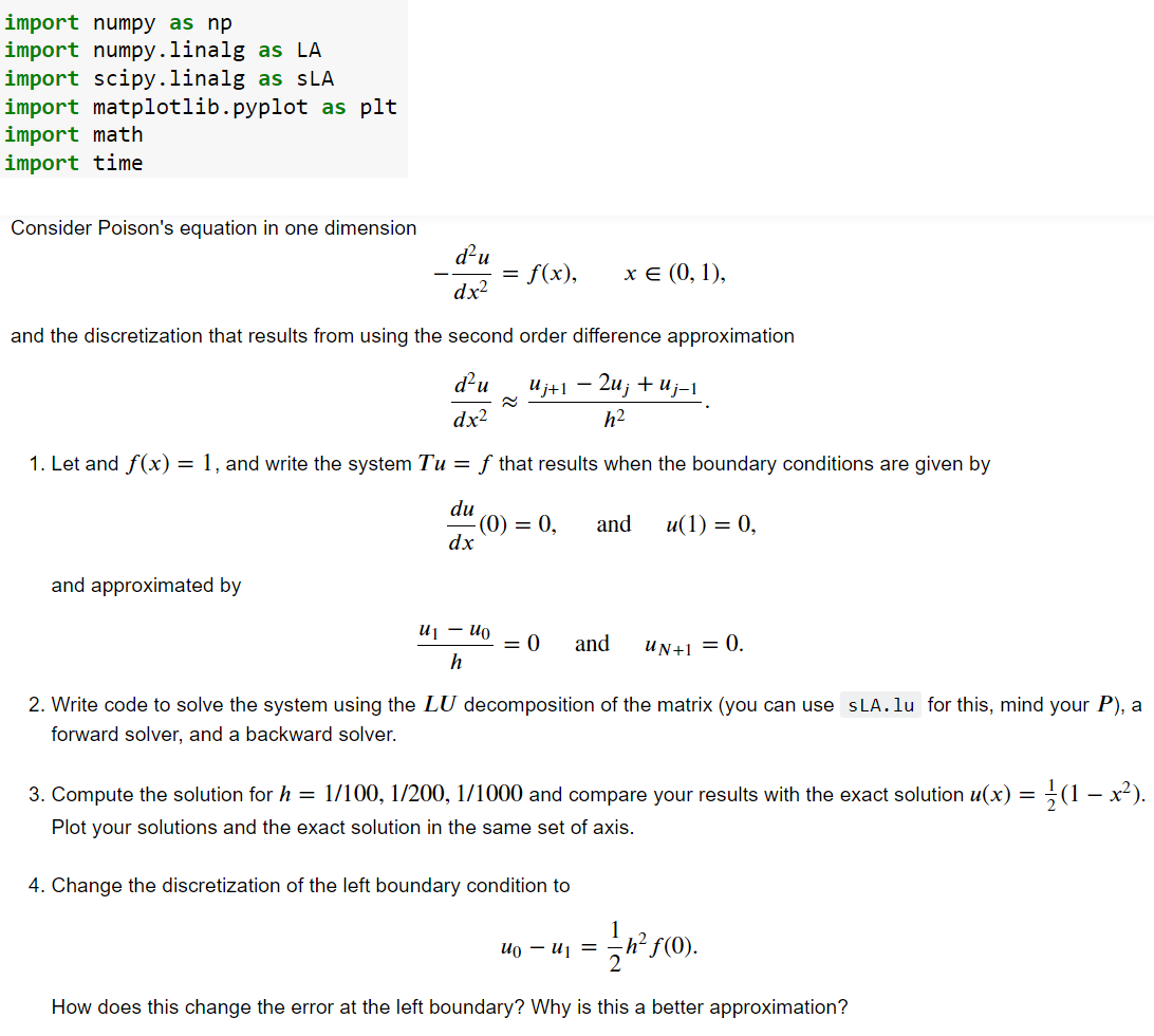 Solved Import Numpy As Np Import Numpy.linalg As LA Import | Chegg.com