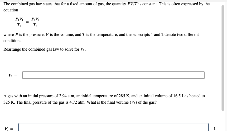 solved-the-combined-gas-law-states-that-for-a-fixed-amount-chegg