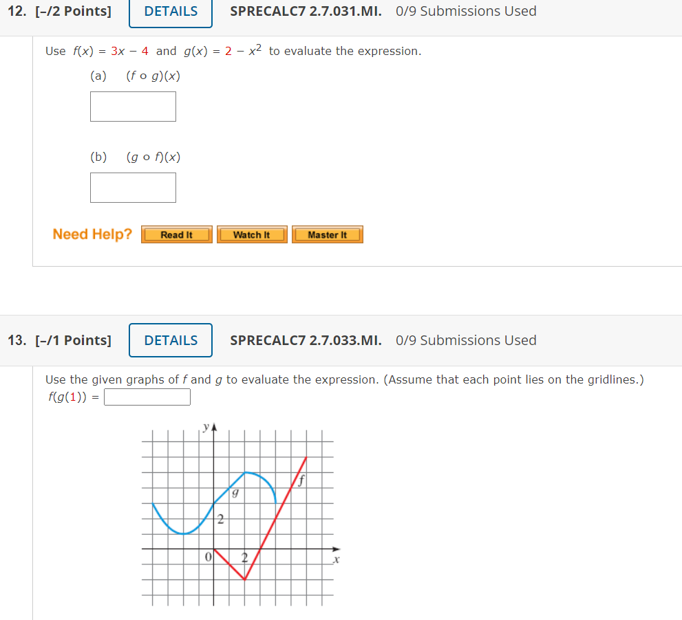 solved-use-f-x-3x-4-and-g-x-2-x2-to-evaluate-the-chegg