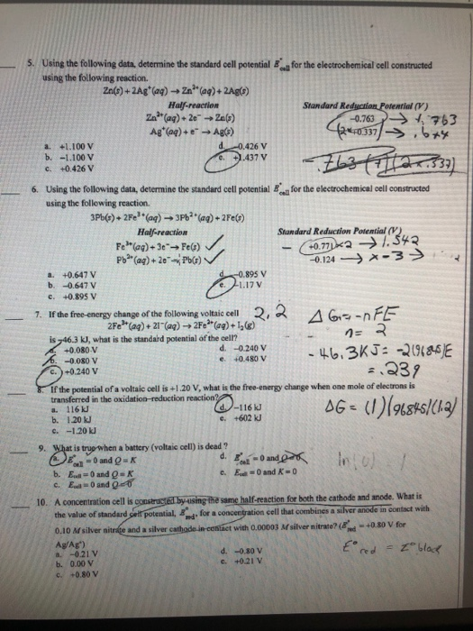 Solved 5. Using the following data, deternine the standard | Chegg.com