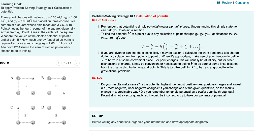 Solved What Is The Electric Potential At Point A ? Express | Chegg.com