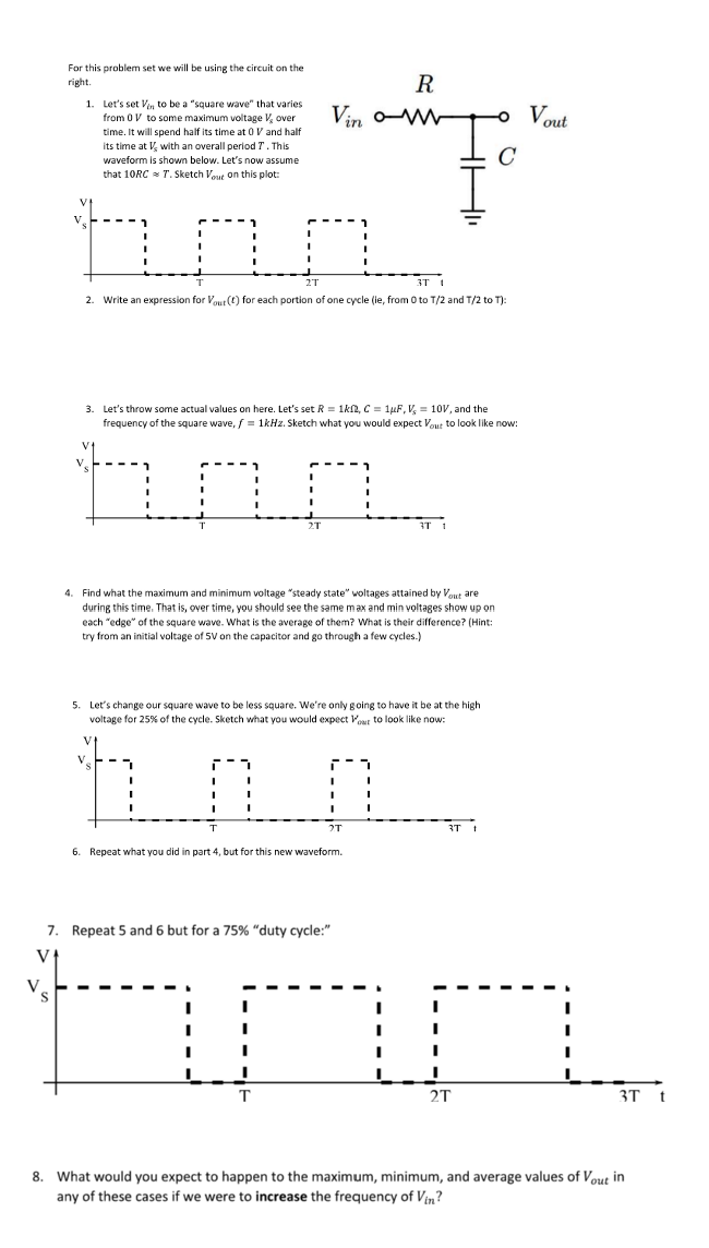 Solved For this problem set we will be using the circuit on | Chegg.com