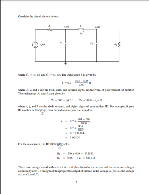 Consider The Circuit Shown Below 80 Pf The Induc Chegg Com