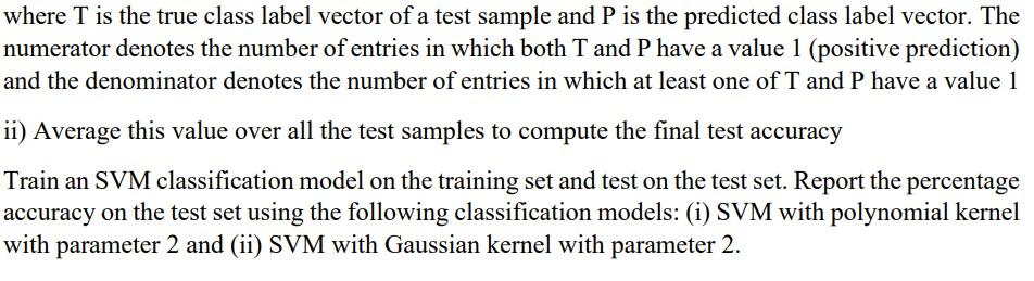 In a multi-class classification problem, there are | Chegg.com