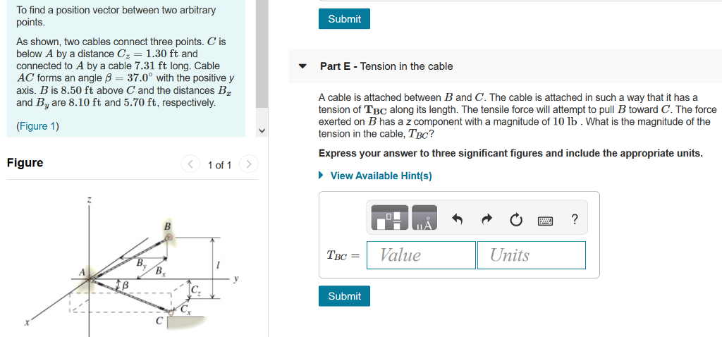 Solved Position Vectors 6 of 8 Learning Goal: Part A - | Chegg.com