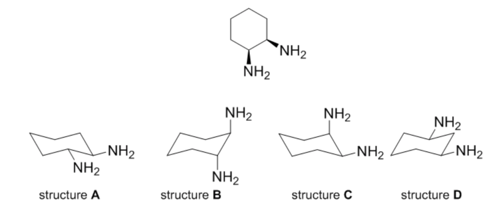 Solved Which One Of The Structures A, B, C Or D Given Below | Chegg.com