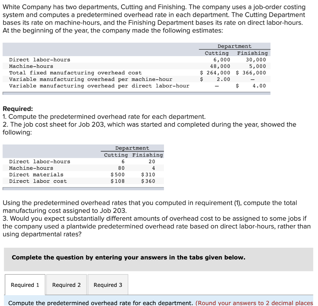 solved-white-company-has-two-departments-cutting-and-chegg