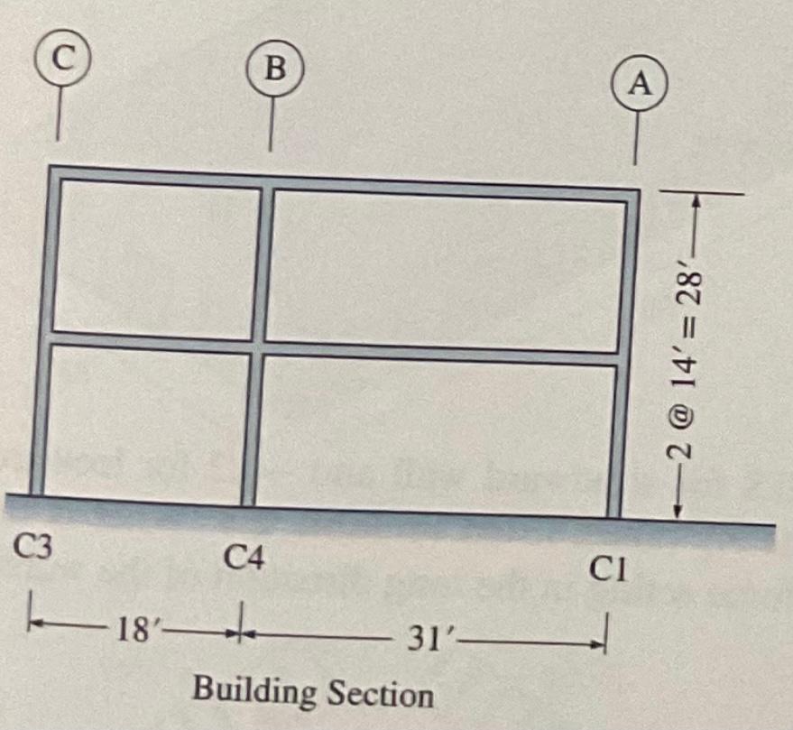 Solved The building section associated with the floor plan | Chegg.com
