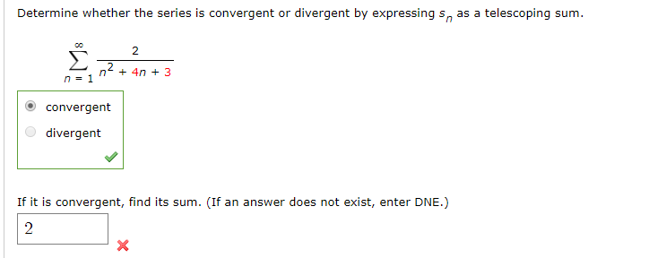 Solved Determine whether the series is convergent or | Chegg.com