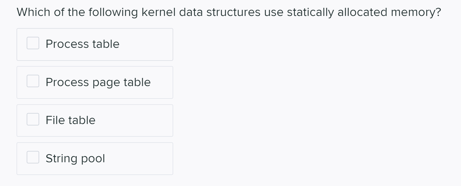 Solved Kernel Memory Management in Xv6 Which of the | Chegg.com