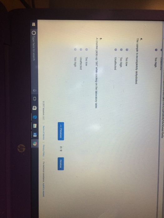 Solved Post Lab Questions Post Lab Questions> Would the | Chegg.com