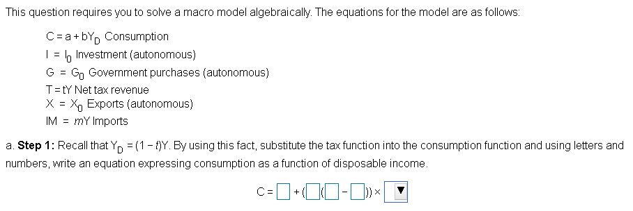 Solved This question requires you to solve a macro model | Chegg.com