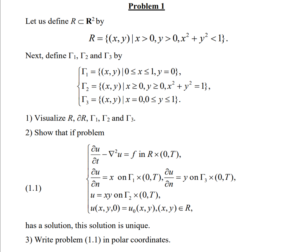 Problem 1 Let Us Define R Cr² By R Xy X 0 Y 9751