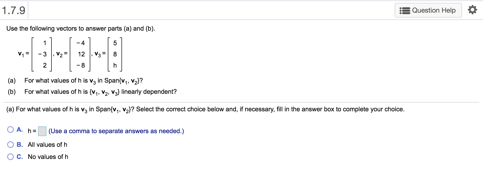 Solved PLEASE GIVE ANSWERS TO BOTH PART A AND B IN CORRECT | Chegg.com