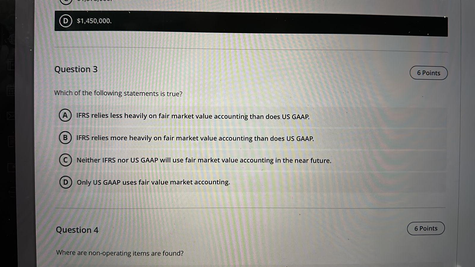 Solved Which of the following statements is true? IFRS | Chegg.com