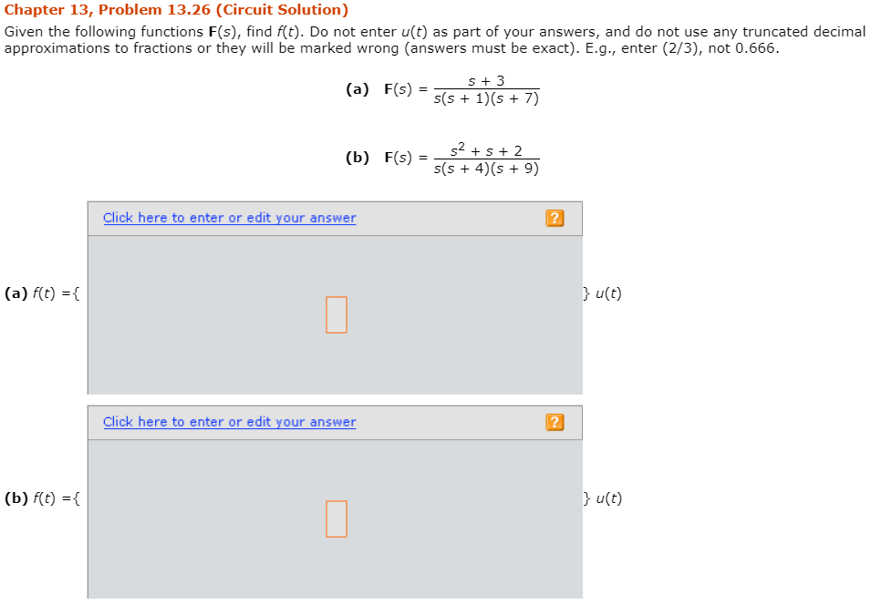 Solved Chapter 13, Problem 13.26 (Circuit Solution) Given | Chegg.com