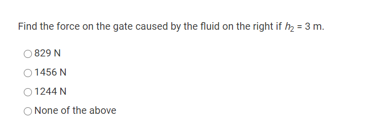 Solved 5) Two liquids (Y1 = 103 N/m3 and y2 = 0.3 x 103 | Chegg.com