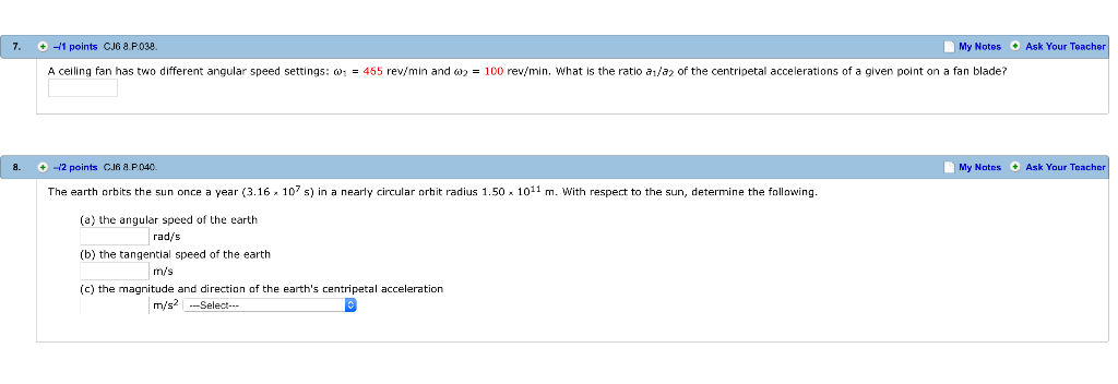 Solved 1 Points Cj6 A P038 Ask Your Teacher 7 My Notes A